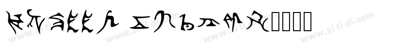 ABella script字体转换